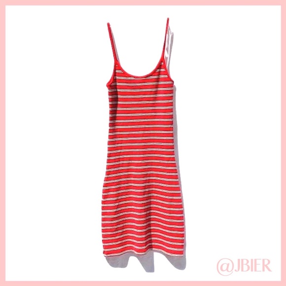Brandy Melville Red Striped Dress - Picture 6 of 6